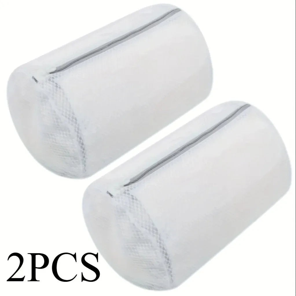 Mesh Laundry Bag Durable Mesh Zipper Closure – Protects Shoes and Bras